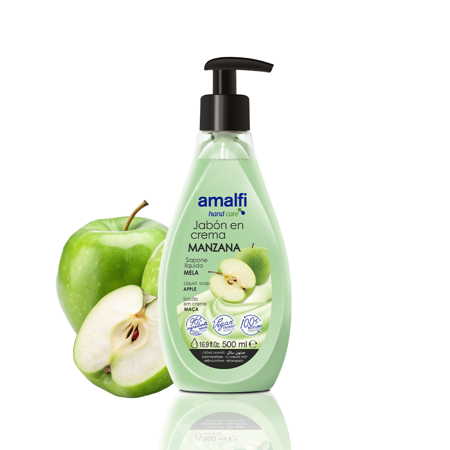 青蘋果柔嫩肌膚防護液體皂