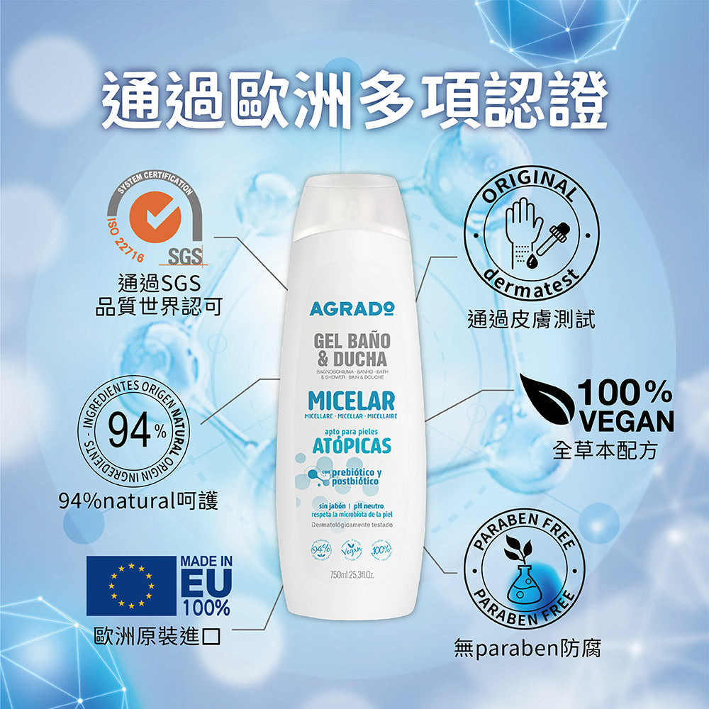 保濕修護加強型沐浴露