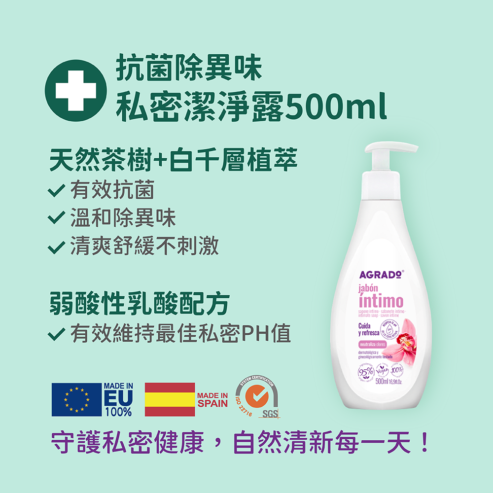 <茶樹&白千層>抗菌除異味私密潔淨露