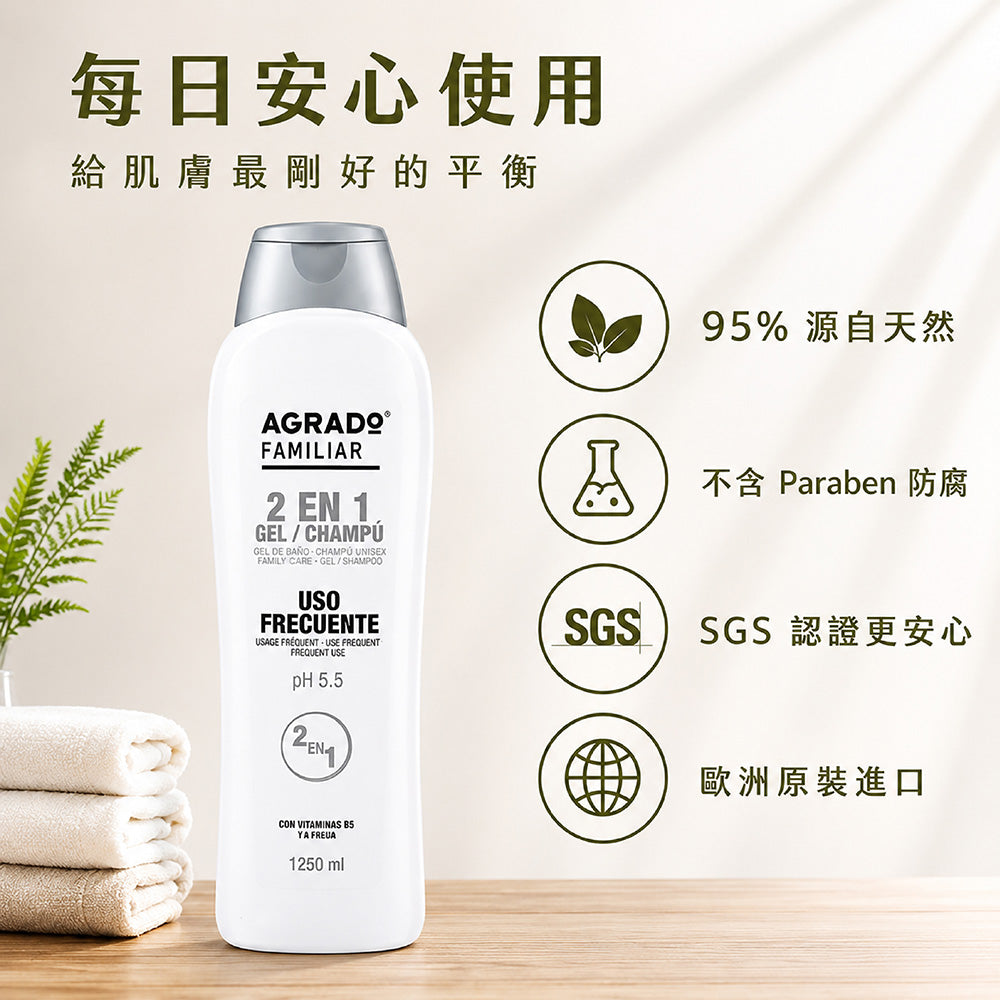 PH5.5蔬果Vit~洗髮&沐浴<2in1>清潔露