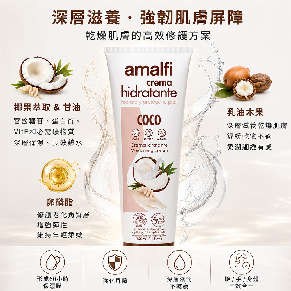 搶救乾裂椰乳多效全身霜