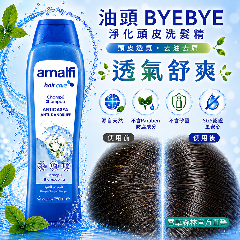 油頭byebye淨化頭皮洗髮精