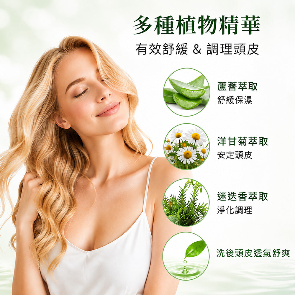自然調理草本洗髮精